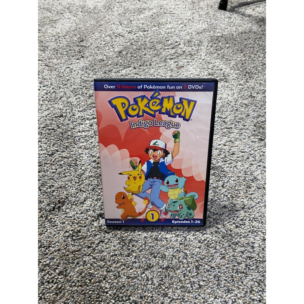 Pokemon Indigo League Season 1 DVD Set Discs 2 4 5 Viz Media Anime Pikachu Ash